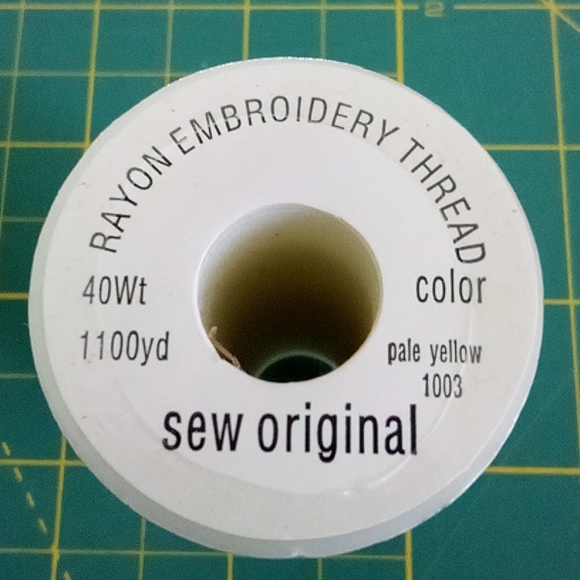 $1 Add-on Pale Yellow 1003 Rayon Embroidery Thread - Picture 4 of 6
